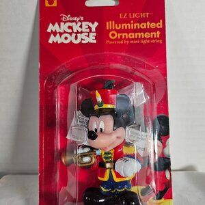 Santa's Best Disney Mickey Mouse With Trumpet Easy Illuminated Ornament